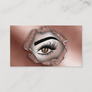 Carte De Visite Peintre de maquillage Wink Eye Beauty Salon Lash E