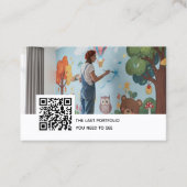 Carte De Visite Peintre de murales (Devant)