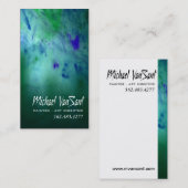 Carte De Visite Peintre de "résumé", artiste graphique, directeur (Devant / Derrière)