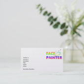 Carte De Visite Peintre de visage (Debout devant)