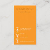 Carte De Visite Peintre design professionnel moderne (Dos)