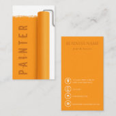 Carte De Visite Peintre design professionnel moderne (Devant / Derrière)