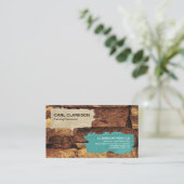 Carte De Visite Peintre D'Expert Peintre Sur Rocks Service De Pein (Debout devant)