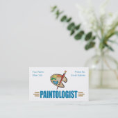 Carte De Visite Peintre drôle (Debout devant)