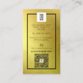 Carte De Visite Peintre et décorateur design d'intérieur petit (Dos)