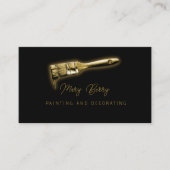 Carte De Visite Peintre et décorateur design d'intérieur petit (Devant)