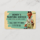 Carte De Visite Peintre et décorateur | do-it-yourself intérieure  (Devant)