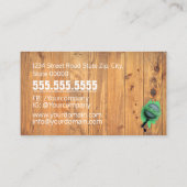 Carte De Visite Peintre et décorateur professionnel (Dos)