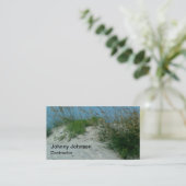 Carte De Visite Peintre fait sur commande d'entrepreneur de dune (Debout devant)