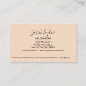 Carte De Visite Peintre murale Artiste Designer Maison Peintre (Dos)