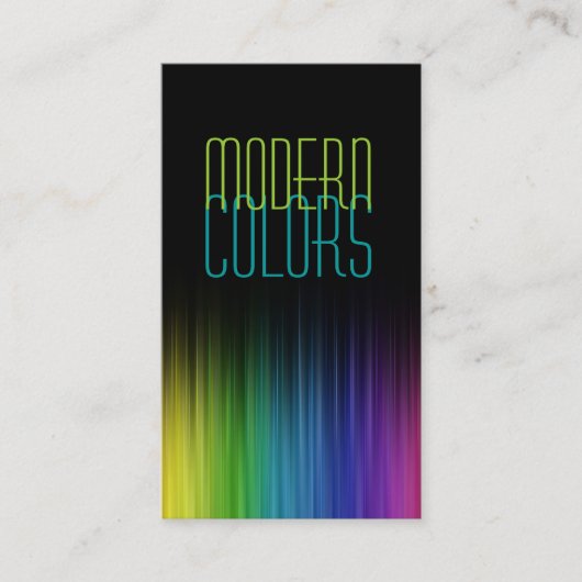 Carte De Visite Peintre, Peinture, Art, Construction, Couleurs (Devant)