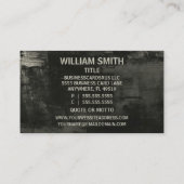 Carte De Visite Peintre Primitive Rustique (Dos)