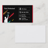Carte De Visite Peintre Professionnel (Devant / Derrière)