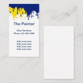 Carte De Visite Peintre professionnel (Devant / Derrière)