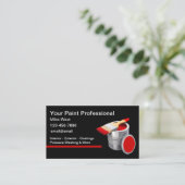 Carte De Visite Peintre professionnel (Debout devant)