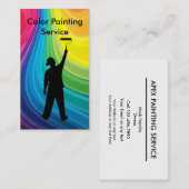 Carte De Visite Peintre professionnel (Devant / Derrière)