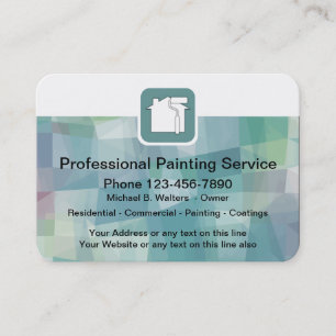 Carte De Visite Peintre Professionnel