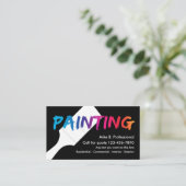Carte De Visite Peintre professionnel cool (Debout devant)