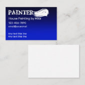 Carte De Visite Peintre professionnel cool (Devant / Derrière)