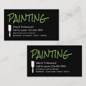 Carte De Visite Peintre professionnel latéral de Doubke (Devant / Derrière)