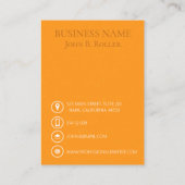 Carte De Visite Peintre professionnel moderne (Dos)