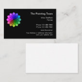 Carte De Visite Peintre professionnel moderne (Devant / Derrière)