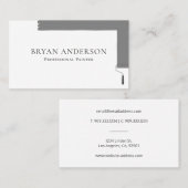 Carte De Visite Peintre professionnel - Rouleur de peinture (Devant / Derrière)