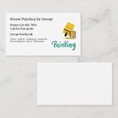 Carte De Visite Peintre professionnel Simple moderne (Devant / Derrière)