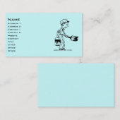 Carte De Visite Peintre rétro (Devant / Derrière)