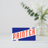 Carte De Visite peintre rétro (Debout devant)