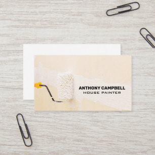 Carte De Visite Peintre   Rouleau de peinture