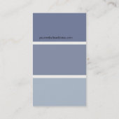 Carte de visite Peintres Bleus (Dos)