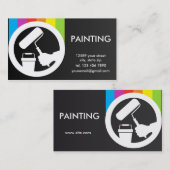 Carte De Visite Peinture (Devant / Derrière)