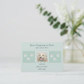 Carte De Visite Peinture à la boule de Cocker Spaniel - Art origin (Debout devant)