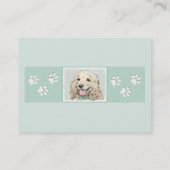Carte De Visite Peinture à la boule de Cocker Spaniel - Art origin (Dos)