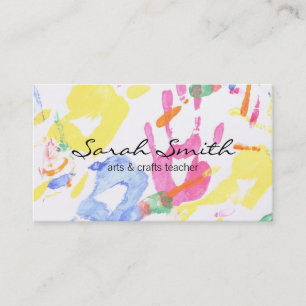 Carte De Visite Peinture à la main II (variation)