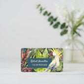 Carte De Visite Peinture à l'aquarelle de la cotte de soufre (Debout devant)