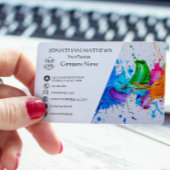 Carte De Visite Peinture à l'huile I moderne Abstrait