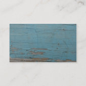 Carte De Visite Peinture à peinture bleue (Dos)