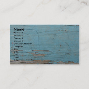 Carte De Visite Peinture à peinture bleue