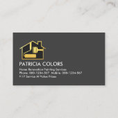 Carte De Visite Peinture à pinceau (Dos)