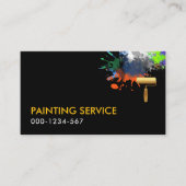 Carte De Visite Peinture à pinceau (Devant)