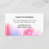 Carte De Visite Peinture Abstrait Aquarelle moderne Artiste minima (Dos)