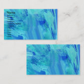 Carte De Visite peinture abstraite d'arrière - plan (Devant / Derrière)