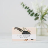 Carte De Visite Peinture animalière d'antiquités Toucans (Debout devant)