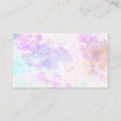 Carte De Visite Peinture Arrière - plan aquarelle (Dos)