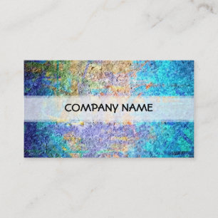 Carte De Visite Peinture artistique Abstraite multicolores