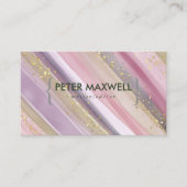 Carte De Visite Peinture artistique | Gold Flakes (Devant)