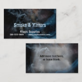 Carte De Visite Peinture avec de la fumée (Devant / Derrière)