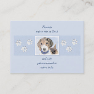 Carte De Visite Peinture beagle - Cute Original Chien Art